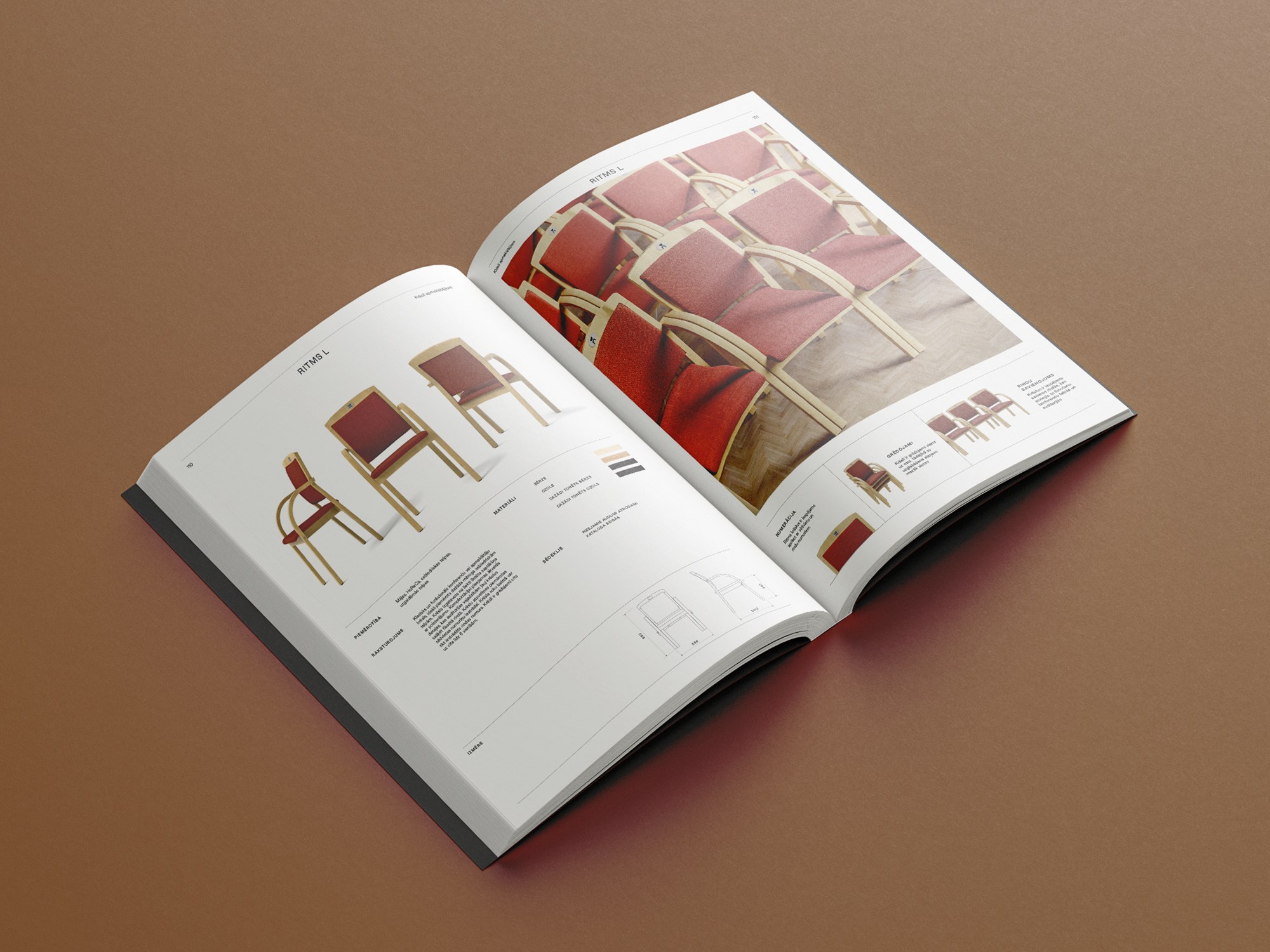 The Articul catalogue open on a spread