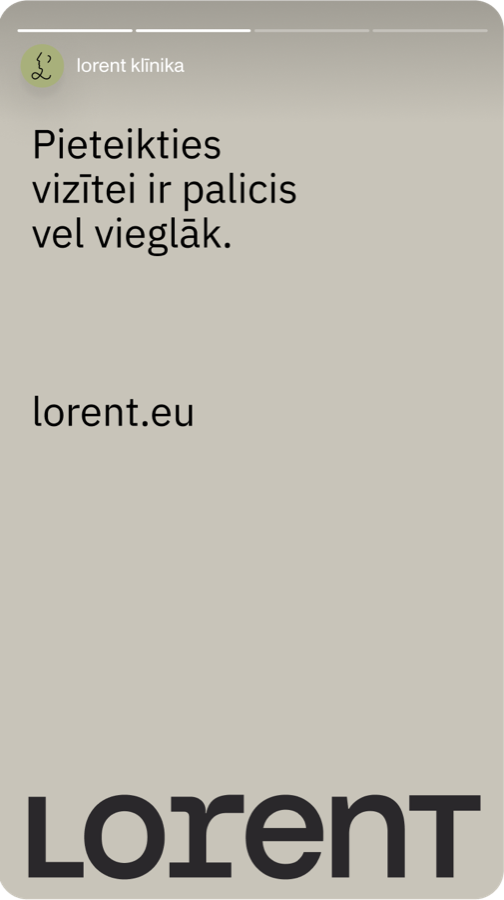 Lorent Instagram story template