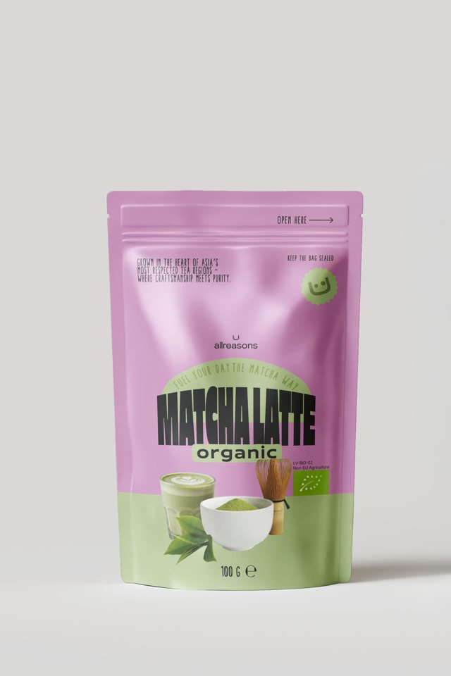 organic matcha latte 100g