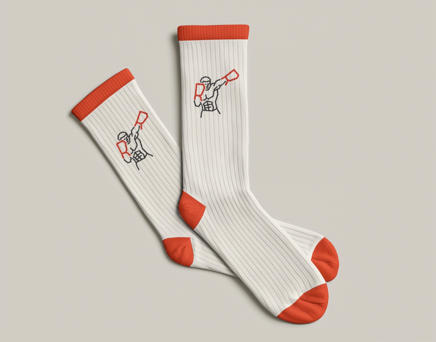 Branded socks